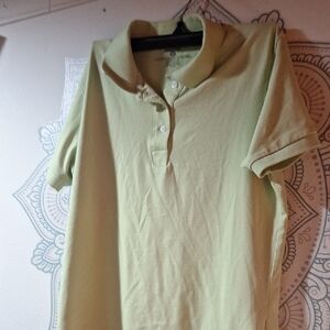Patagonia Organic Cotton Colar Shirt Chartreuse Green. M